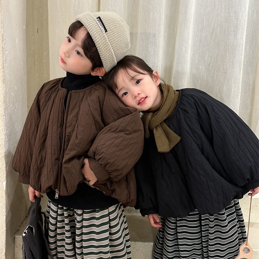 棠豆儿2024儿童宽松加厚棉服棉袄/棉服
