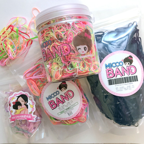 现货韩国宝宝婴幼儿彩色橡皮筋