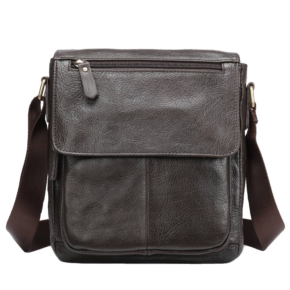 男士真皮单肩斜挎包休闲头层牛皮