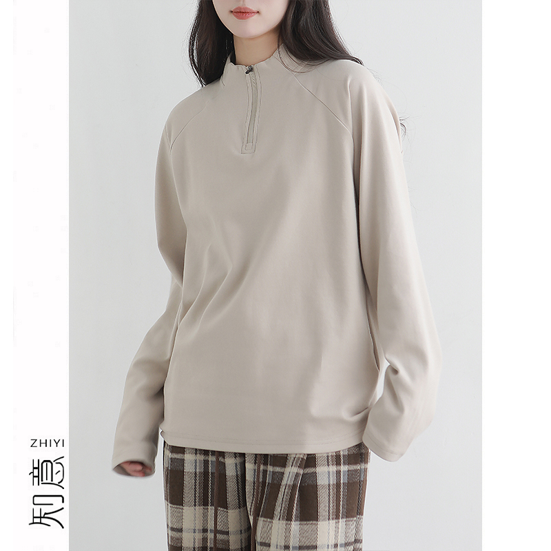 常规宽松百搭显瘦德绒打底衫