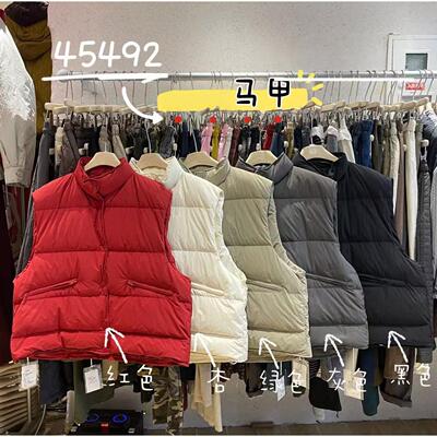 胖mm慵懒立领加厚叠穿棉服马甲