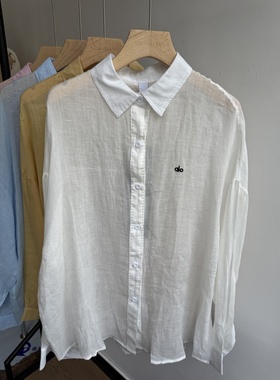 小王家82165夏薄款刺绣棉麻韩版宽松大码胖mm休闲防晒慵懒风衬衫