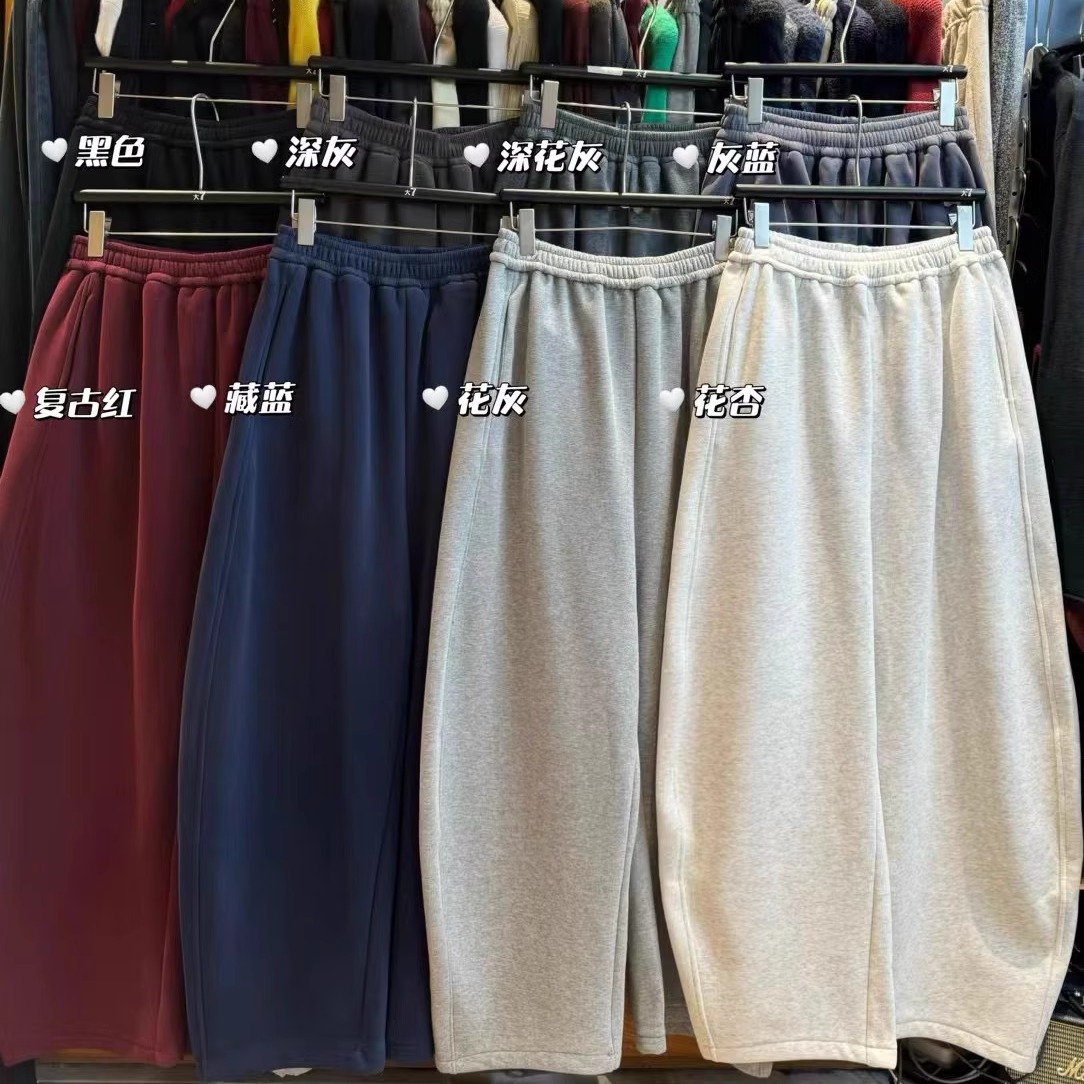 大7女装2860冬季弯刀香蕉卫裤