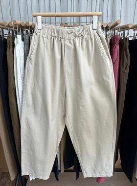 非本392510秋矮胖MM松紧高腰韩版宽松大码胖mm梨型休闲哈伦萝卜裤