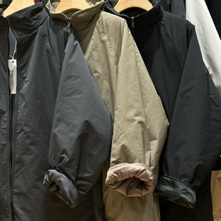 非本女装189601冬季立领加厚韩版宽松大码胖mm慵懒休闲风棉服外套