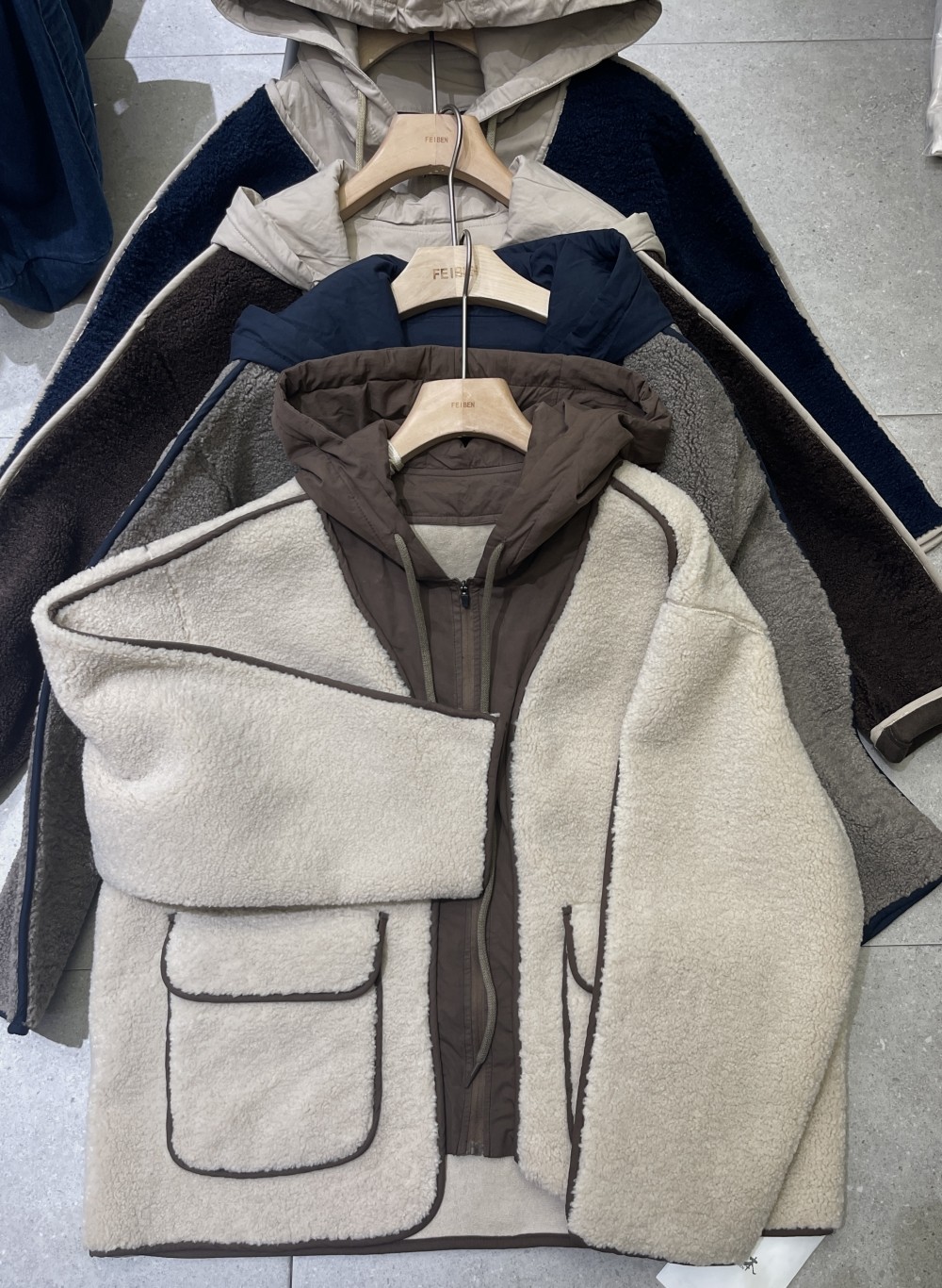 非本362261冬装皮毛一体仿羊羔毛宽松大码胖mm假两件连帽加厚外套,女装/女士精品,常规大码外套,淘宝优惠券,粉丝福利购,淘宝优惠卷