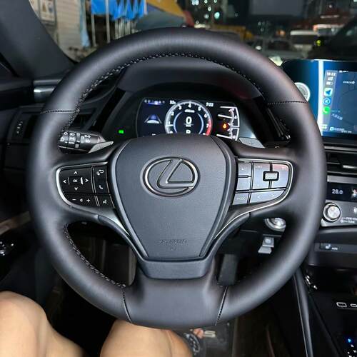 雷克萨斯ES200 NX260 NX350h RX300方向盘套真皮手缝把套专用全包