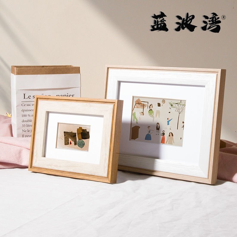 相框摆台7寸8寸6寸10寸16kb5画框挂墙儿童创意北欧定做a4照片框
