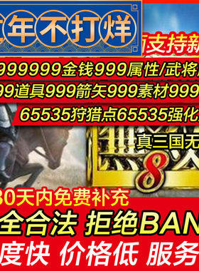 存档修改 PS4/PS5 真三国无双8 真三八 真三8金钱素材经验 替换