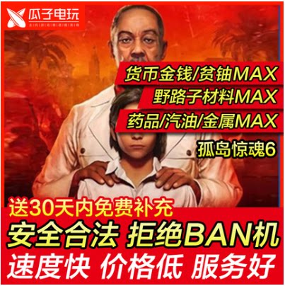存档修改 PS4 PS5 孤岛惊魂6 远哭6金钱贫铀材料资源MAX 替换