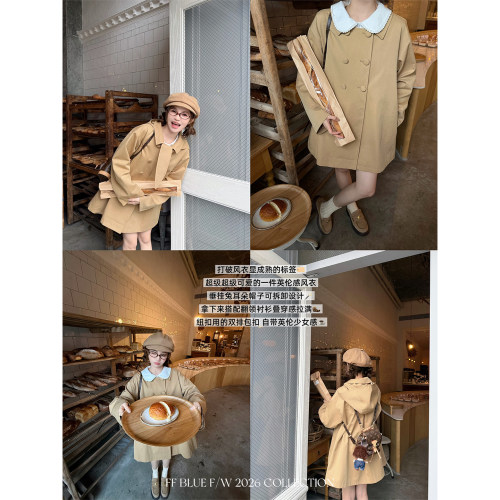 FFBLUE垂耳兔58棉少女感风衣