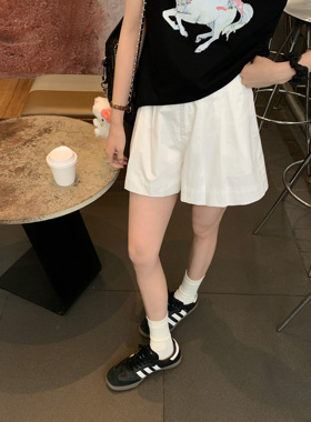 FF BLUE 好穿不透 白色小个子神裤显高显瘦简约休闲裤双层不易皱