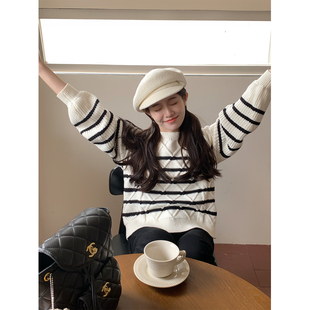 大头围显脸小英伦画家报童帽百搭氛围感帽子 伦敦小画家 BLUE