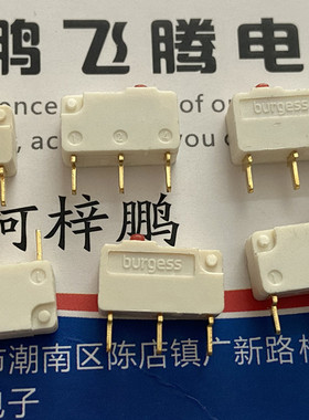 全新瑞士BURGESS思博直插3脚微动开关F5T8行程限位复位医疗仪器