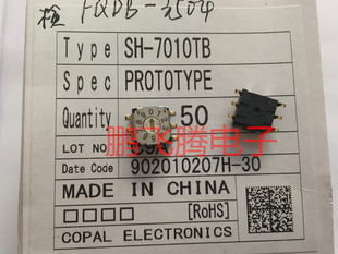 全新日本COPAL 贴片6脚0-9//10位旋转拨码编码开关 SH-7010TB正码
