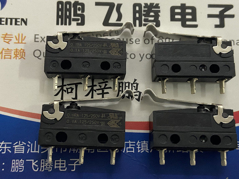 全新台湾zippy 直插3脚微动开关w2-c1s1-04p0-z防水尘复位带r柄