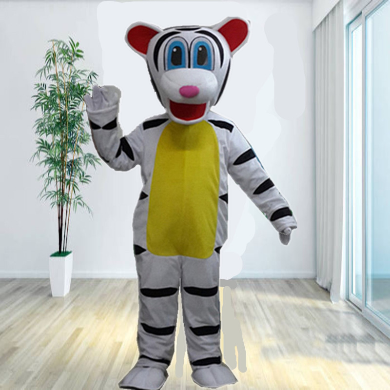 孟加拉白虎卡通人偶服装老虎动漫人物头套跳跳虎人穿玩偶服东北虎