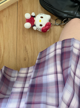 【神仙club】暮想格裙   原创JK制服格裙  学院风校供感紫色格裙