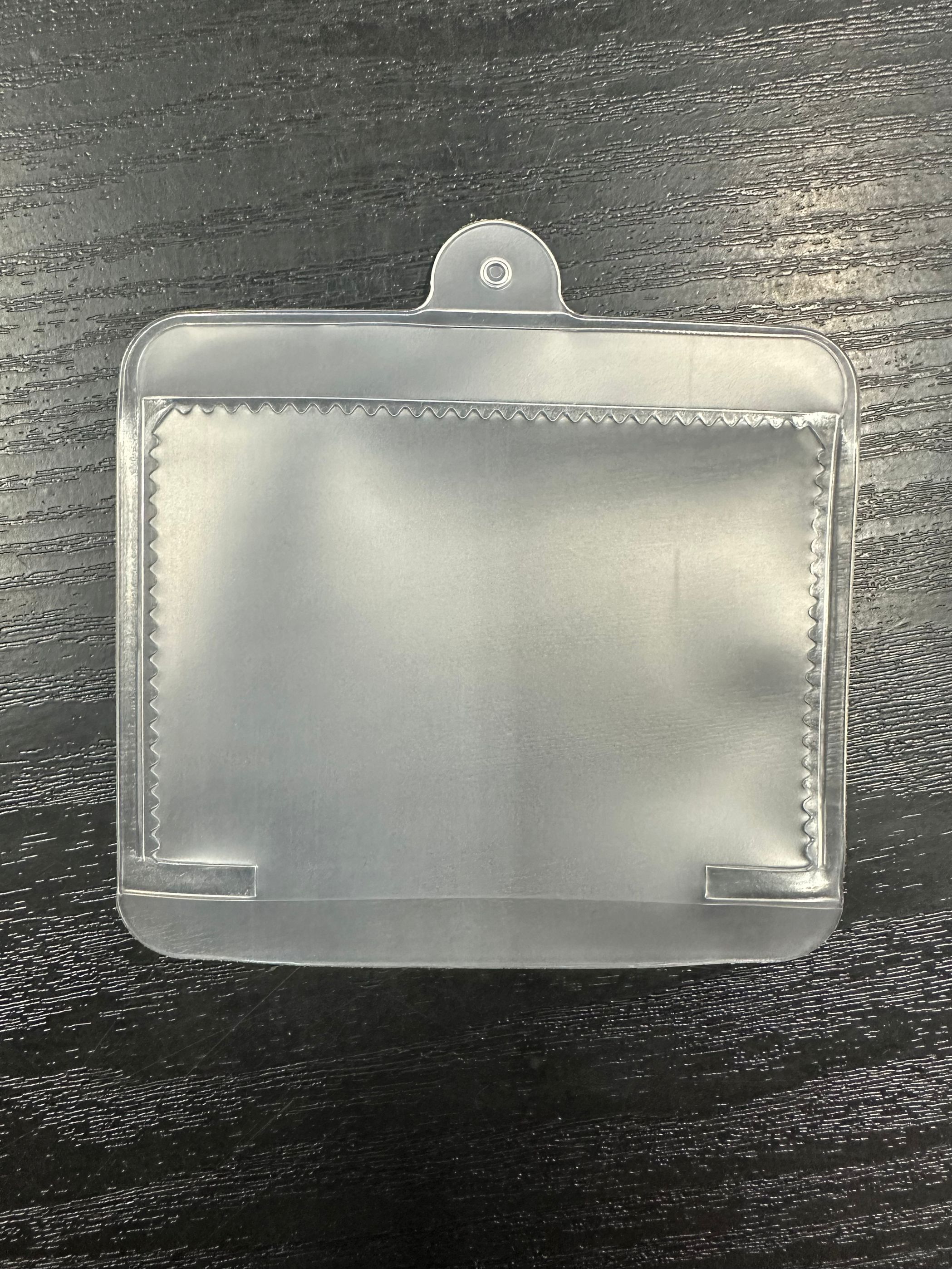 EVA领标卡套袋PVC透明吊牌商标袋磨砂标签证件套袋领口商标袋子