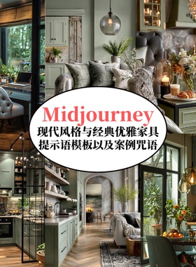 Midjourney家居家具室内场景提示语AI绘画prompt专业级咒语指令
