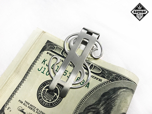 金属票子美子百搭钱包街头硬核说唱街舞嘻哈hiphop西海岸匪帮钱夹