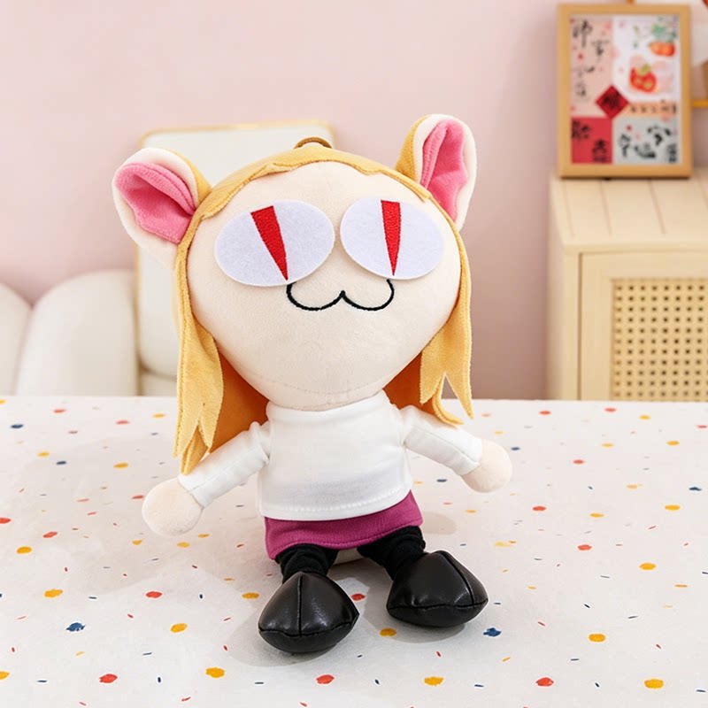 卡通动漫周边neco arc plush毛绒玩具公主喵喵星人公仔儿童玩偶