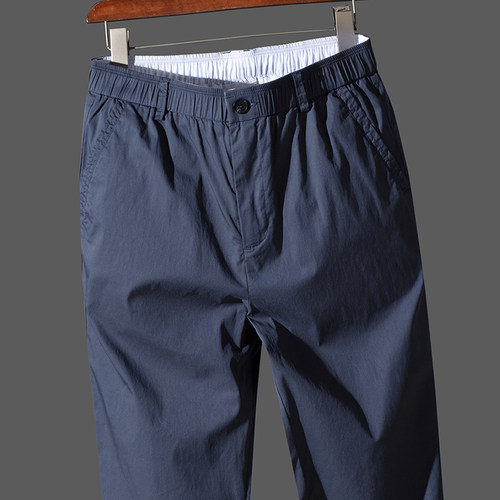 春夏薄款潮男装九分休闲裤