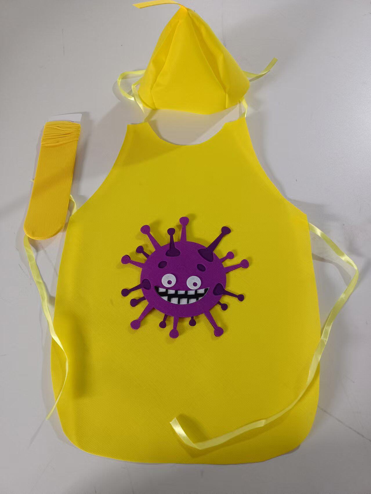 儿童牙细菌大战演出服幼儿园情景剧病毒表演服装牙齿蚜虫牙刷道具