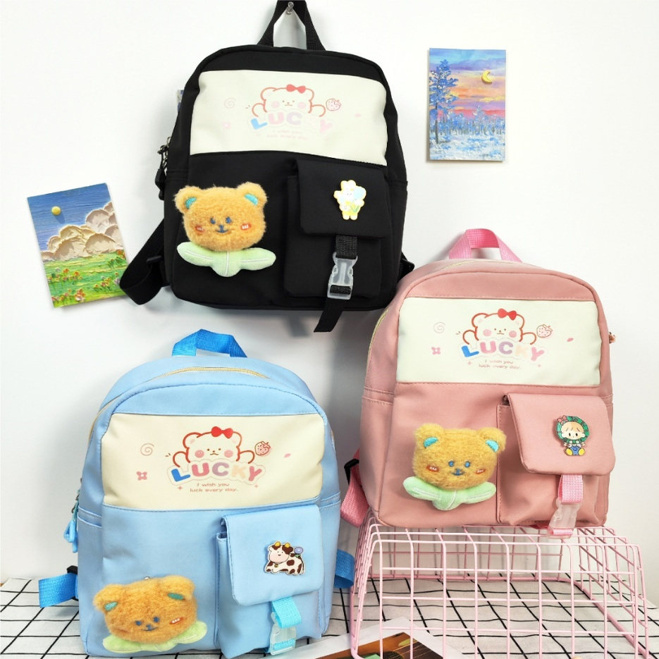 幼儿背包拼接款双肩包
