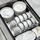 轻奢陶瓷餐具高级感2025新款 大理石碗碟家用筷盘组合乔迁 碗盘套装