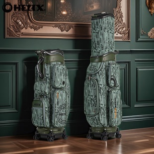 HELIX喜力克斯高尔夫球包强韧耐磨万向轮轻量航空托运飞织面料