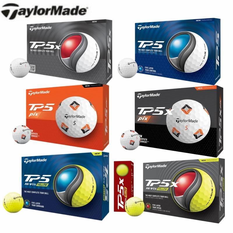 TaylorMade泰勒梅高尔夫球TP5高性能TP5X五层球巡回赛golf多层球