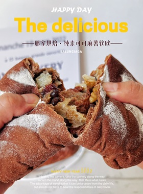 那家烘焙vegan纯素可可麻薯软欧面包无蛋奶素食面包