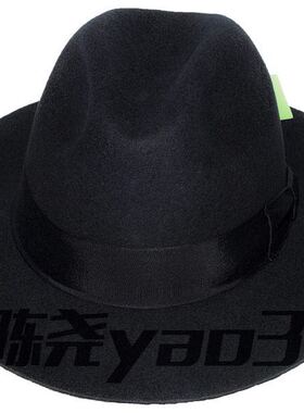 羊毛中老年男士蓝灰色礼帽