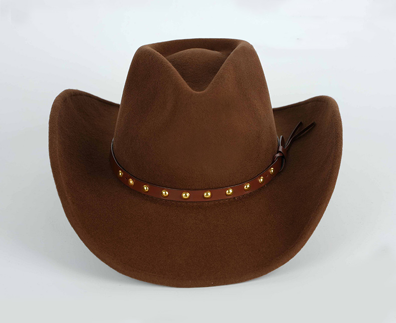 丽华纯羊毛骑马黑色棕色咔叽礼帽