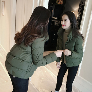 羽绒棉服女冬装短款棉衣外套韩版小棉袄加厚面包服宽松外套2023新