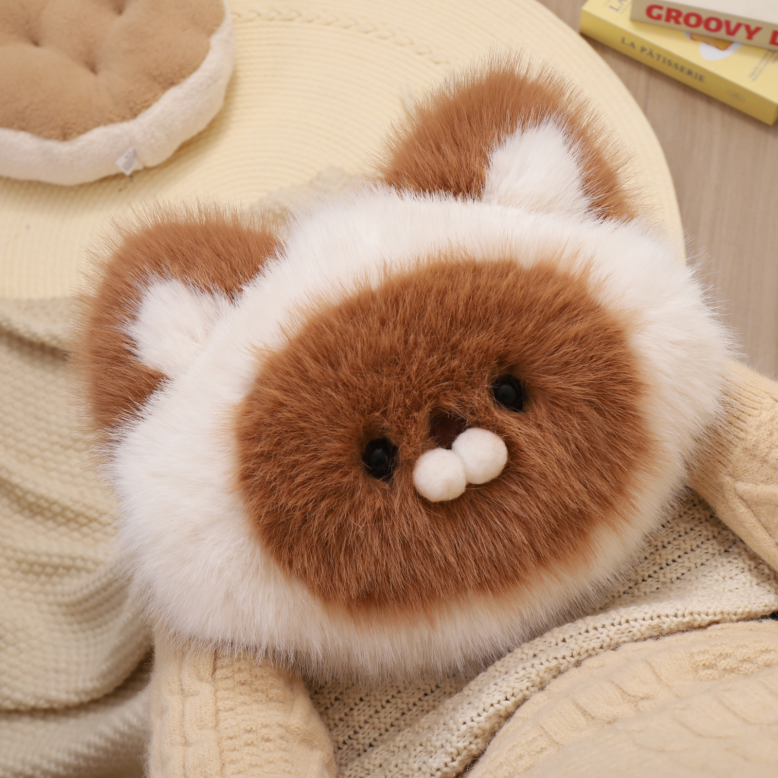 小熊充电热水袋毛绒可拆卸暖手