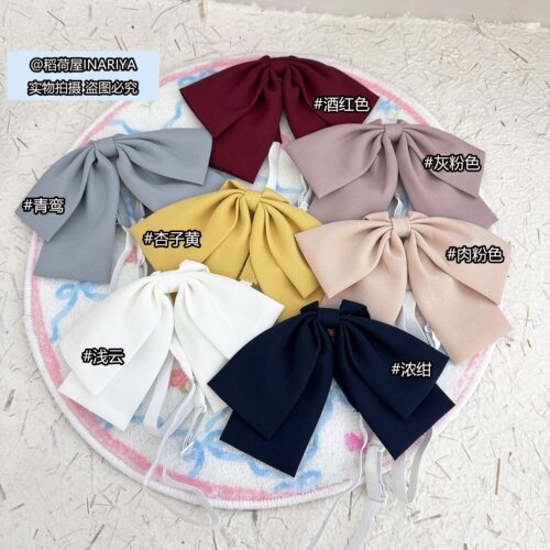 【纯色双层 INARIYA自制】特殊型领结JK制服配饰可爱百搭学院风