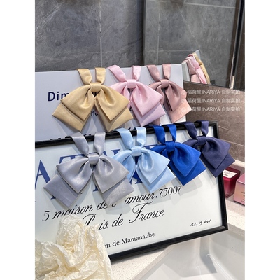 【第二件半价 稻荷屋INARIYA自制】MINI双层仿真丝领结JK制服包邮