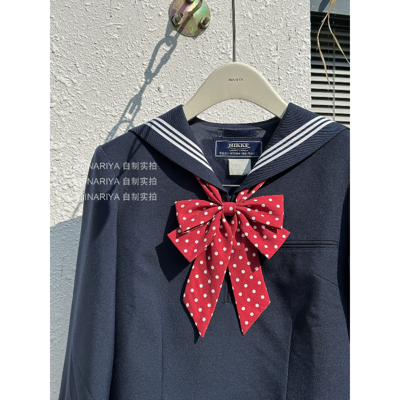 INARIYA自制小斜角纯色领结