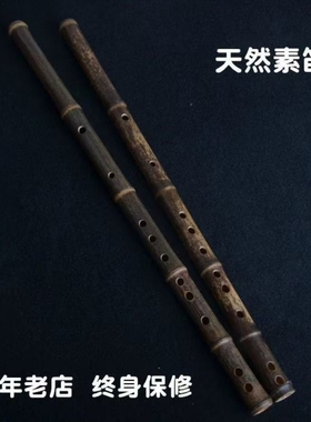 祥语精制C紫竹F高档横笛乐器古风素笛专业演奏笛子成人初学E儿童G