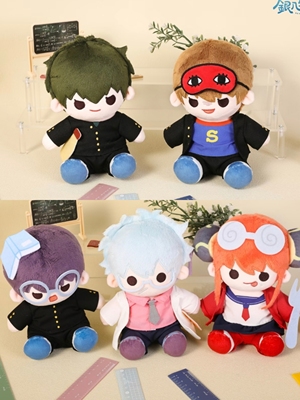 正版银魂3年Z班银八老师复习预习全员集合快闪毛绒公仔挂件玩偶