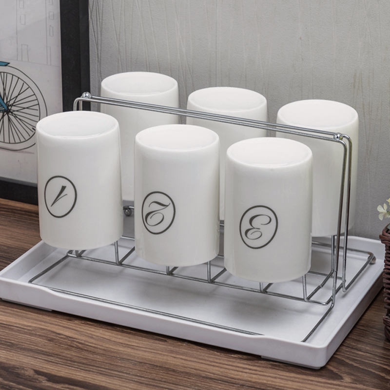 客厅家用水具套装数字杯办公室