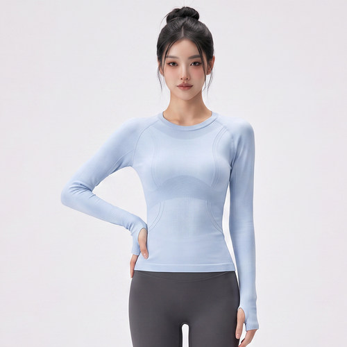 普拉提瑜伽健身服女秋冬新款