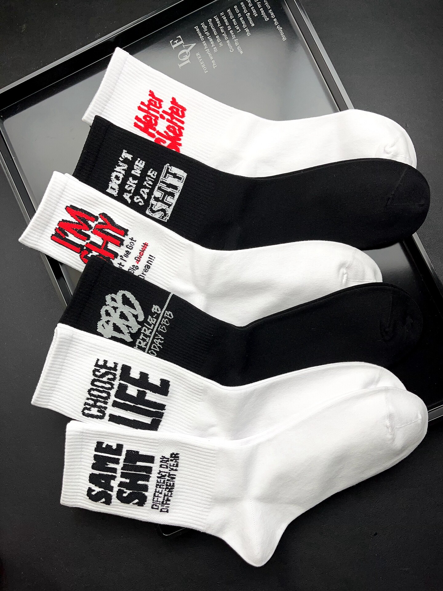 Mid-Calf Skateboard Socks - Taobao product photo 5