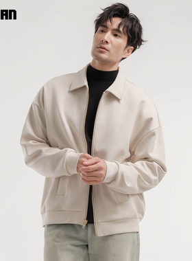 「空气棉暖核」男士夹克立领秋冬季防风宽松保暖加厚款翻领潮外套