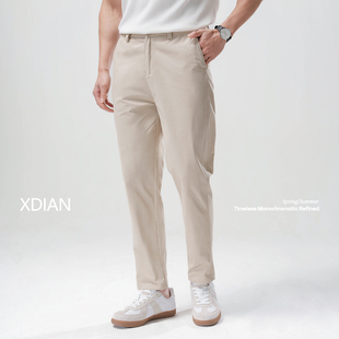 ＜裸感零压＞纯棉夏季 百搭长裤 薄款 男直筒裤 子透气 休闲裤 2025新款