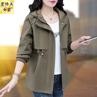 欧货2025新款春秋中长款风衣女韩版时尚洋气宽松ins超火爆款外套