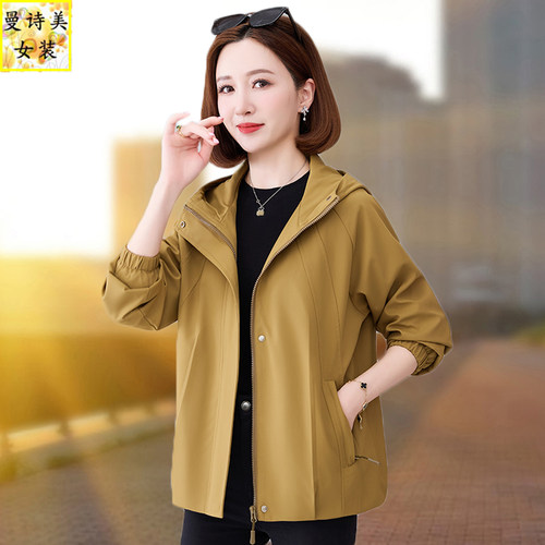 短款风衣外套女士春秋季休闲夹克