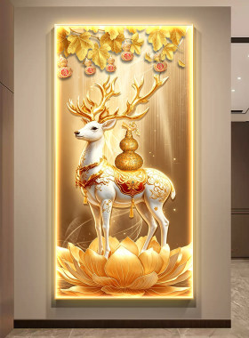 轻奢玄关挂画可定制尺寸破损包赔